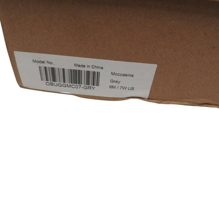 UGG Outback Slippers Moccasins Grey OBUGGMC 07-Gry, US 6M, 7W