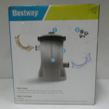 Bestway Flowclear Filter Pump, 530 Gallon, Multicolour