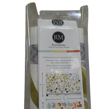 RoomMates RMK2729SLM Woodland Fox & Friends Tree Peel and Stick Wall Decals