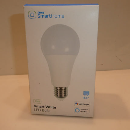 Laser WiFi Smart White Dimmable LED Bulb E27 Google Home Alexa Compatible 240V