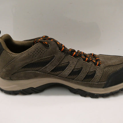 Columbia Men's Crestwood Hiking Shoe, Camo Brown, Heatwave, Size - 7