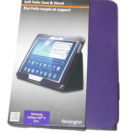 Kensington Comercio Soft Folio Case & Stand for Galaxy Tab 3, 10.1'' - Plum