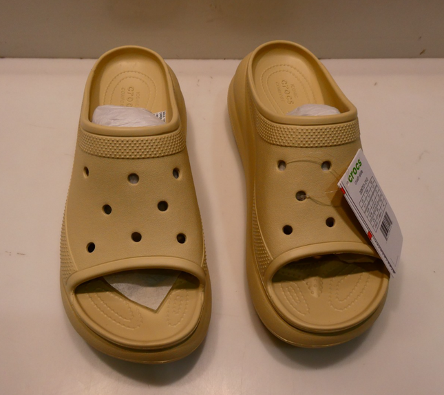 Crocs Unisex Adult Crush Slide, Bone, US M11W13