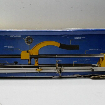 QEP 10630 24-Inch Manual Cutter with Tungsten Carbide Scoring Wheel for Porcelai