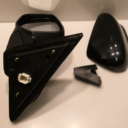 Driver Side Side View Mirror - Unpainted, Heated, Power Operated, Manual Fold...