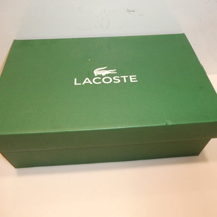 Lacoste Men's Powercourt 223 1 AU SMA Sneaker, White/Burgundy, 10 US