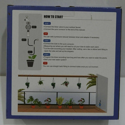 Rainpoint Water Timer Garden Irrigation Equipment Hose Timer, 23 * 20 * 7.5cm