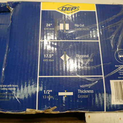 QEP 10630 24-Inch Manual Cutter with Tungsten Carbide Scoring Wheel for Porcelai