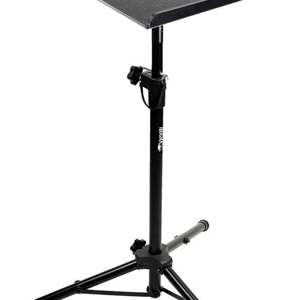 RockJam Tripod Laptop Stand, Projector Stand, & DJ Rack. 20" x 16" Plate & Adjus