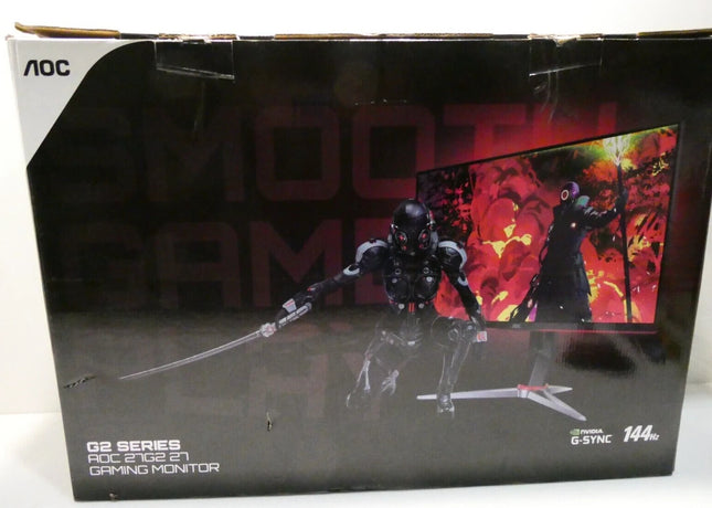 AOC 27-Inch IPS 144Hz Full HD Monitor with Height Adjustable Stand, Black