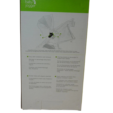 Baby Jogger City Mini Zip Car Seat Adapter Graco Click Connect Black