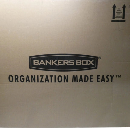 Bankers Box STOR/File Check Boxes, Standard Set-Up, Flip-Top Lid, 4 x 9 x 24Inch