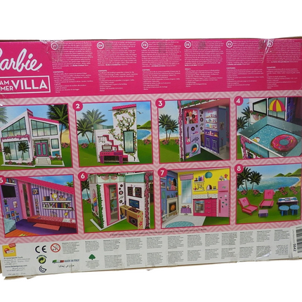 Barbie Summer Villa Doll House with Doll Multicolor 76932