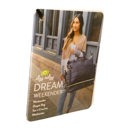 Itzy Ritzy Dream Weekender Travel Bag - Lightweight Overnight & Hospital Bag Fea