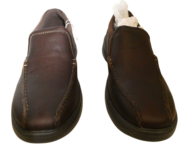 Clarks Men's Bradley Vibe Oxford, Tan Tumbled Leather, 7.5 US