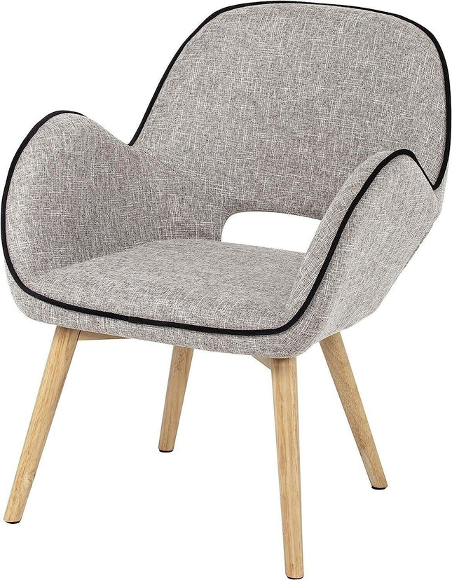 Amalfi Simi chair (KD) Modern Living Chair Seat, Grey, Black, Natural