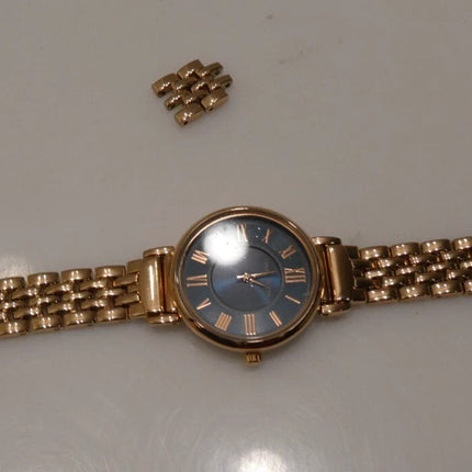 Anne Klein Women's Bracelet Watch, Rose Gold/Navy