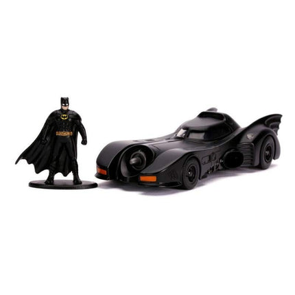Jada Hollywood Rides 1989 Batman Batmobile & Figure 1:24 Diecast Model Car