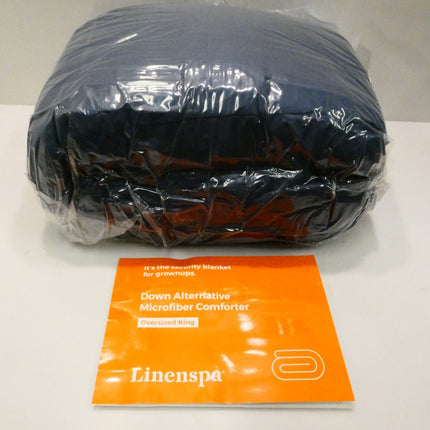 LINENSPA Reversible Down Alternative Comforter and Duvet Insert - All-Season Com