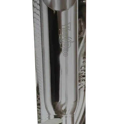 VooDoo Industries VC403 Chrome Universal Cafe Style Exhaust Pipe