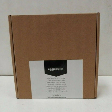 AmazonBasics High-Speed HDMI CL3 Cable, 25 Feet