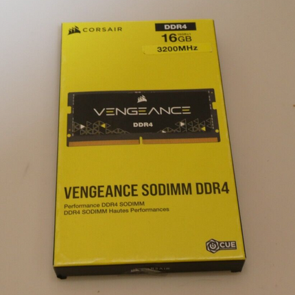 Corsair Vengeance SODIMM 16GB (1x16GB) DDR4 3200MHz CL22 Memory for Laptop/Noteb