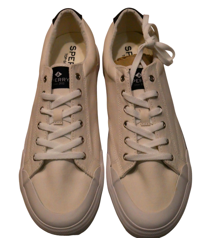 Sperry Striper Men's Retro Trainers, White, 11 US