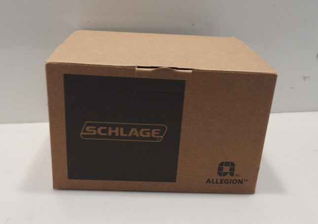 Schlage Residential F10 GEO 619 CAM Georgian Knob with Camelot Rose Passage Lock