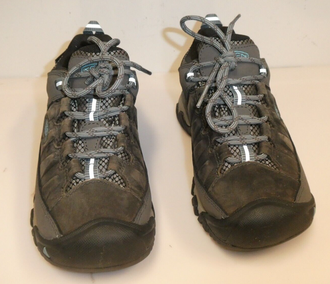 KEEN Women's Targhee III Waterproof, Magnet Atlantic Blue, 5 US