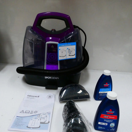 BISSELL SpotClean 36984 Portable Carpet and Upholstery Spot Cleaner, Purple