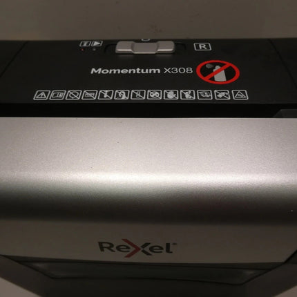 Rexel Momentum X308 Cross Cut Paper Shredder, Shreds 8 Sheets, 15 Litre Bin, ...