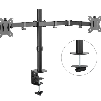 Kogan Articulating Dual Monitor Mount (Ostia Series - Black)