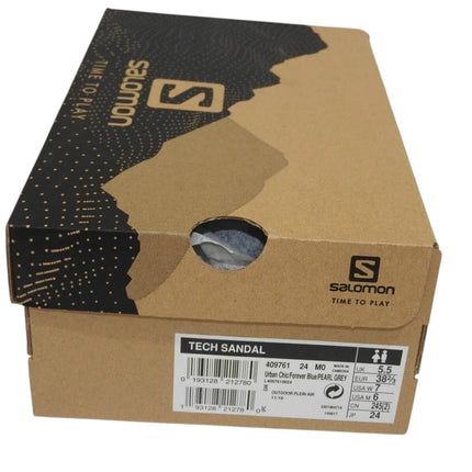 Salomon Tech Sandal Feel Men's Sandals, Urban Chic/Forever Blue/Pearl Grey US 6