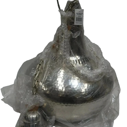 Home & Giftware Lunar Large Silver Iron Pendant VE26