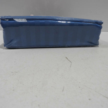 Ovela Silky Touch Microfibre Striped Bed Sheets Set (Single, Ocean)