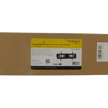 StarTech Low-Profile TV Wall Mount - Fixed - For 37" to 75" Displays FPWFXBAT