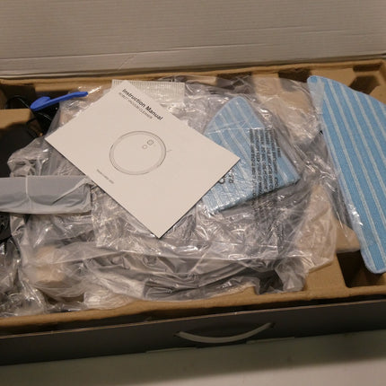 MyGenie V-MAX 3000 Robotic Vacuum Cleaner VSLAM Technology Wi-Fi Control Black