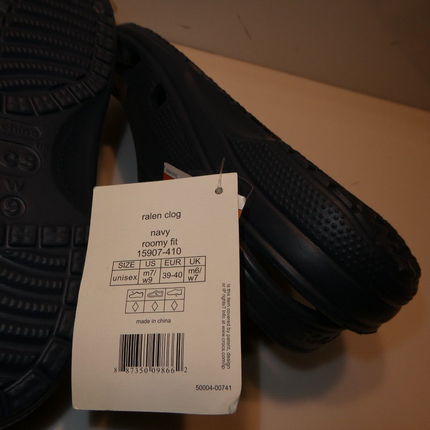 Crocs Ralen Clog Navy Roomy Fit, US M7/W9, UK M6/W7 EU 39-40