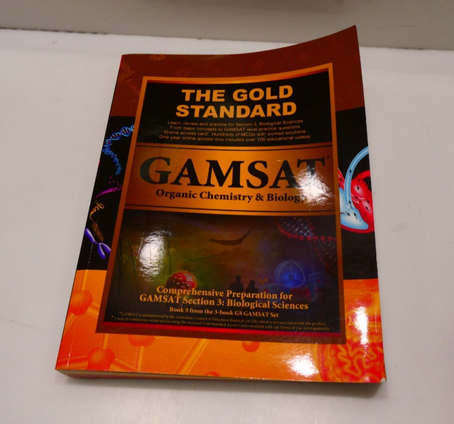 The Gold Standard GAMSAT Book of Organic Chemistry and Biology Book III of III