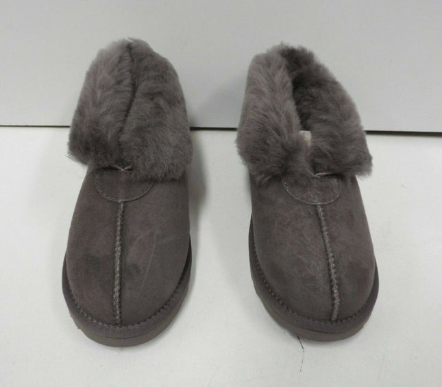 UGG Unisex Double Face Sheepskin Home Slipper OB004, Grey - US 7M/9L