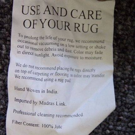 100% Jute Rug 230cm x 120cm