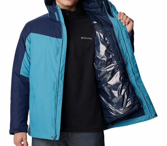 Columbia Men's Whirlibird IV Interchange Jacket, Shasta/Collegiate Navy, X-Large