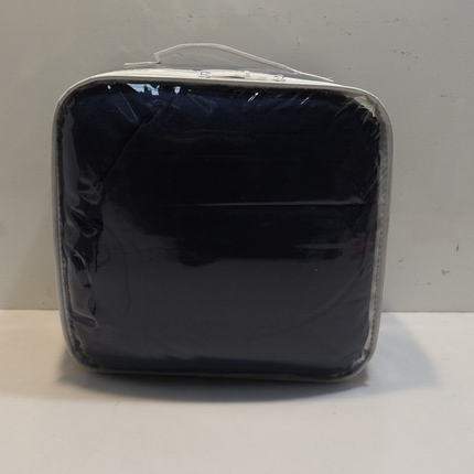 Lush Decor Ruffle Skirt Bedspread, Navy, Queen