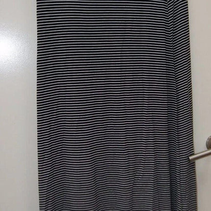 Dalia Collection Maxi Long Full Length Skirt Black/White - Medium