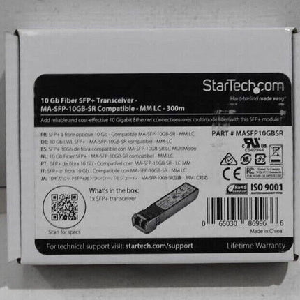 StarTech.com Cisco Meraki MA-SFP-10GB-SR Comp. SFP+ - 10GbE MMF Transceiver