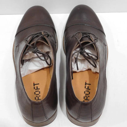 CROFT Men's Ari Lace-Up Flat Shoes, Choc, EU 44 11 US
