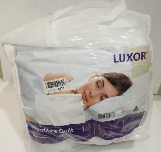 Luxor Microfibre Quilt Size Super King 240cm x 270cm