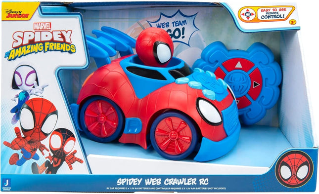 Marvel Spidey and His Amazing Friends Web Crawler RC - Remote-Controlled Vehicle