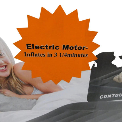 Intex Dura-Beam Plus Series Essential Rest Airbed with Internal Electric Pump
