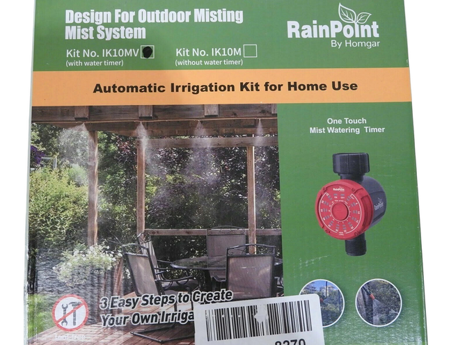 Rainpoint DIY Mist Kit Irrigation System Kit Watering Timer